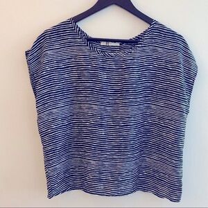 RUMORS szL. cropped top with cross bk, bare waist!